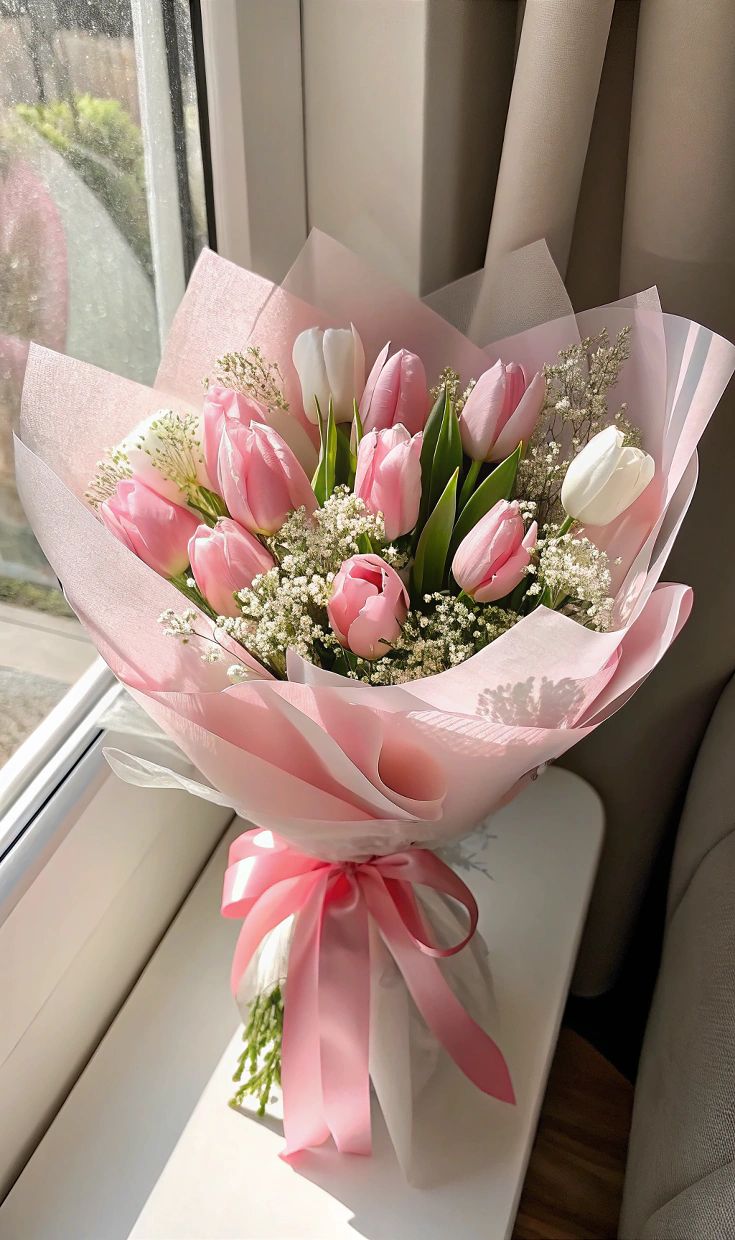 Spring tulips