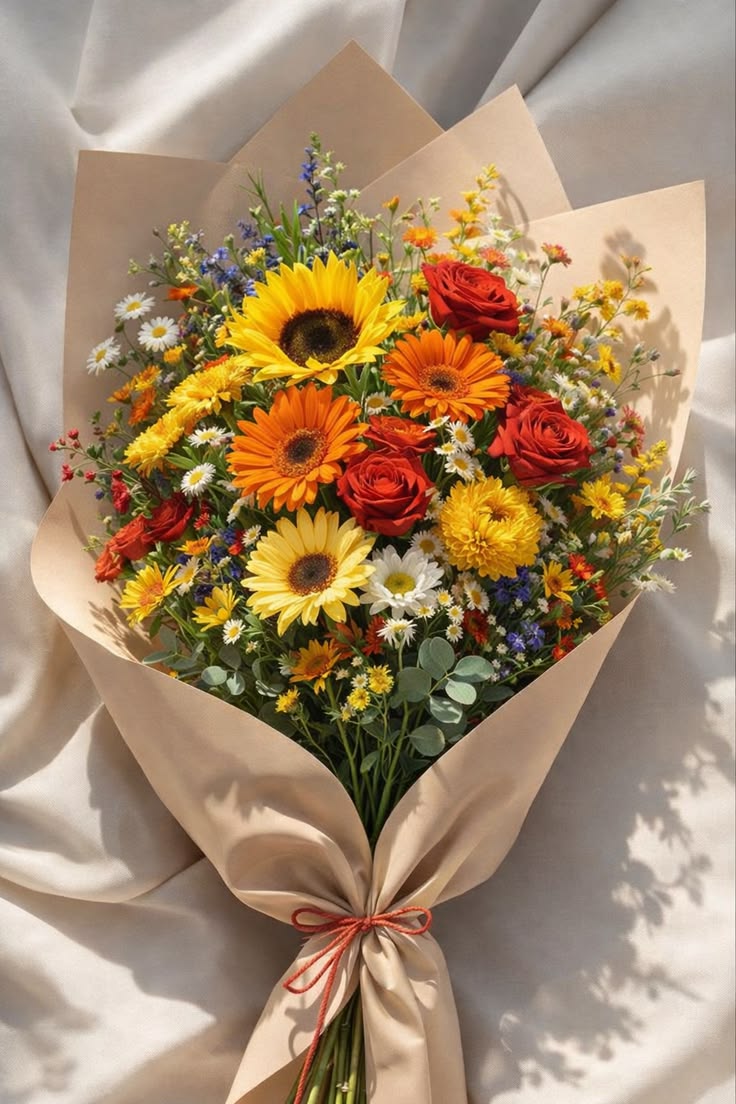 Wildflower arrangement